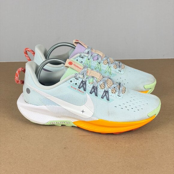 Nike Pegasus Trail 5 Athletic Running Shoes Womens 7 Sundial Daybreak Low Top - Picture 3 of 10